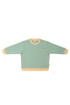 Miela Kids Kontrast Detaylı Sweatshirt Mint