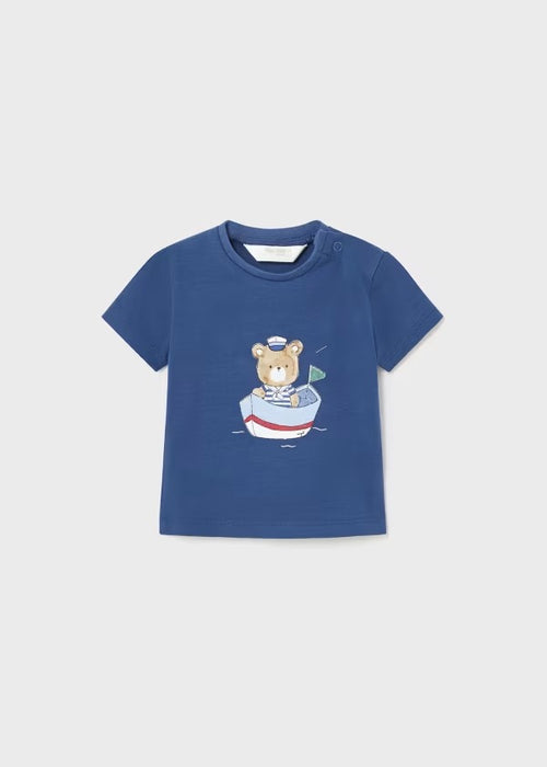 Mayoral Erkek Bebek 2'li Kısa Kol T-shirt Lacivert
