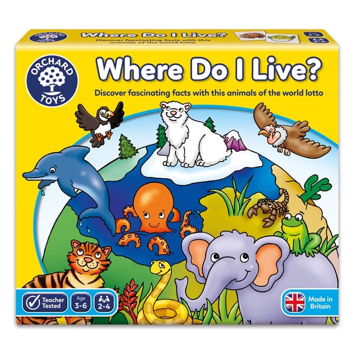 Orchard Toys Kutu Oyunları Orchard Toys Where Do I Live 3+ Yaş