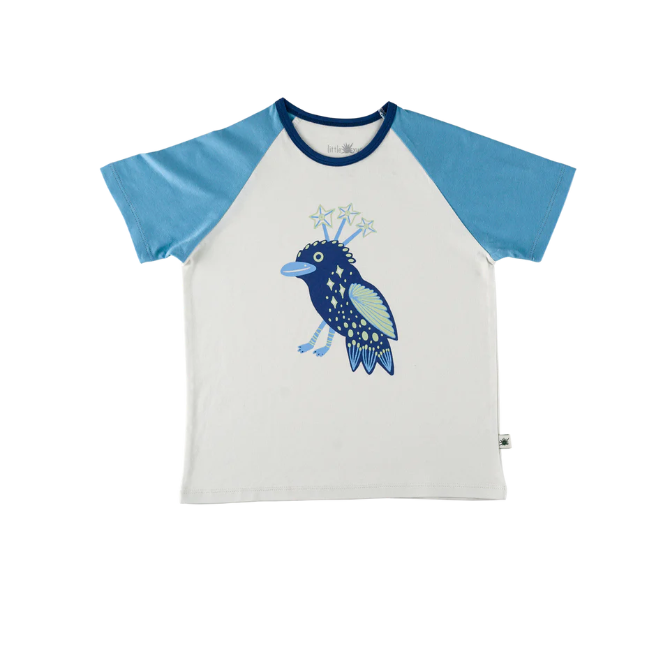 Little Yucca Tshirt Reglan Gök Mavi