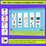 Yükselen Zeka Konuşma ve Dikkati Geliştiren Cırt Cırtlı Etkinlik Kitabım (3-5 Yaş)