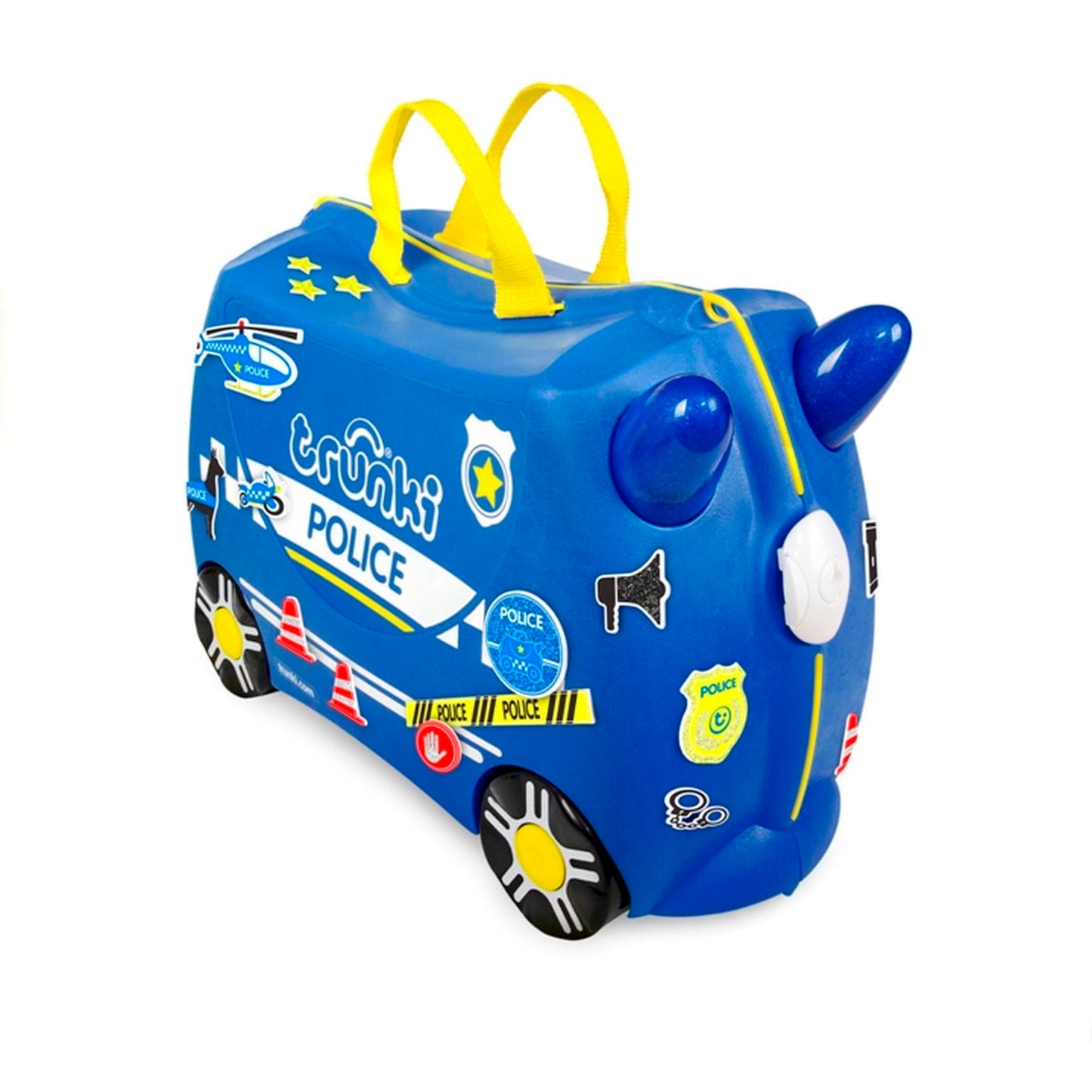 Trunki Çocuk Bavulu Trunki Çocuk Bavulu Polis Arabası Percy