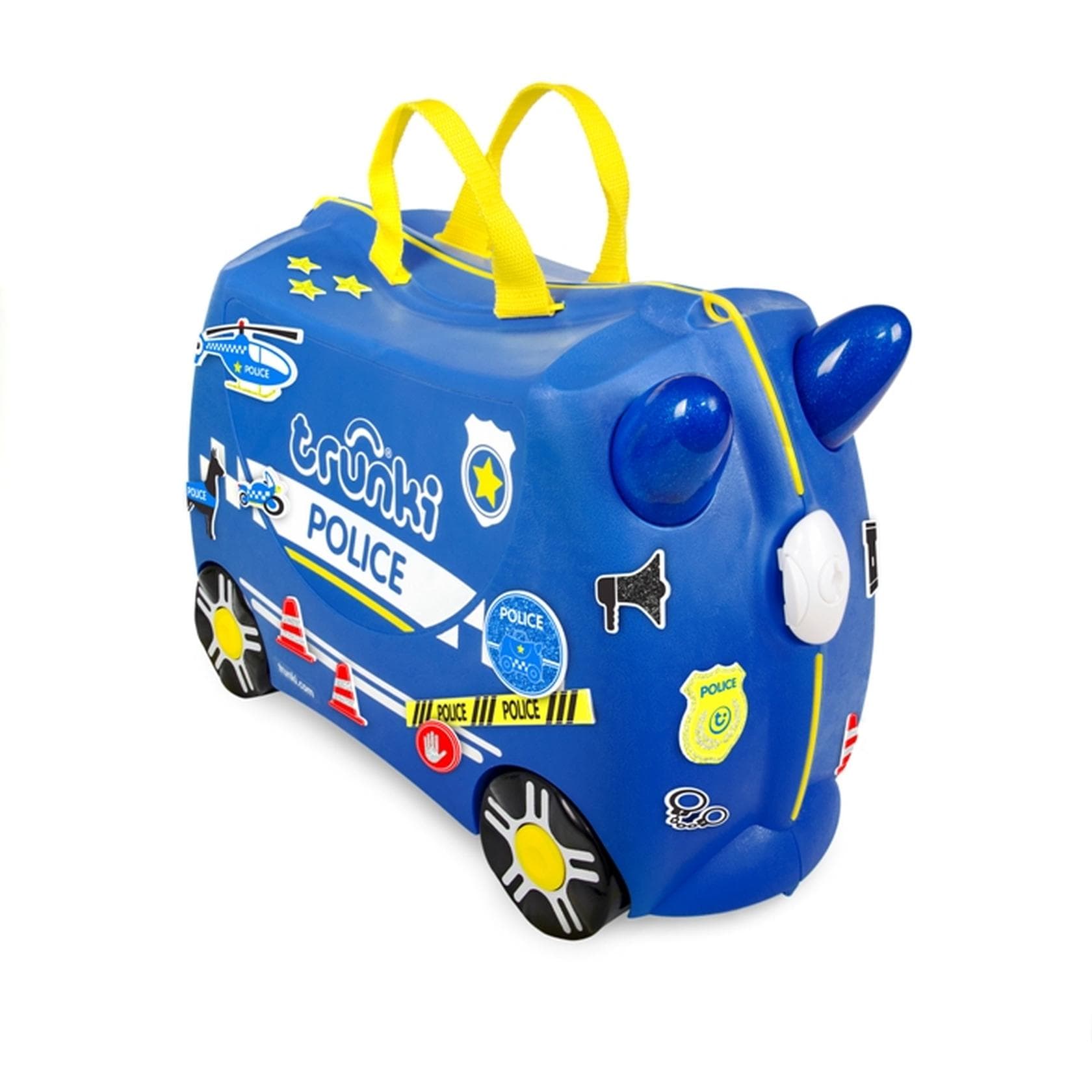 Trunki Çocuk Bavulu Trunki Çocuk Bavulu Polis Arabası Percy