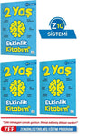 Yükselen Zeka Eğitici Oyuncak Yükselen Zeka 2 Yaş Etkinlik Kitabım Seti (Z10 Sistemi)
