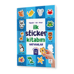 Yükselen Zeka Eğitici Oyuncak Yükselen Zeka Yapıştır-Çiz-Boya İlk Sticker Kitabım 2-4 Yaş