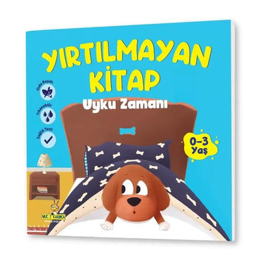 Yükselen Zeka Eğitici Oyuncak Yükselen Zeka Yırtılmayan Kitap Serisi (Çiğnenebilir, Yıkanabilir, Yırtılmaz, Gıda Boyalı) - Ceviz